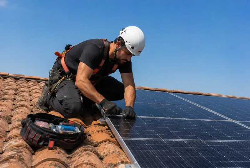 Maintenance et monitoring de panneaux solaires à Saint-Jean-de-Thouars